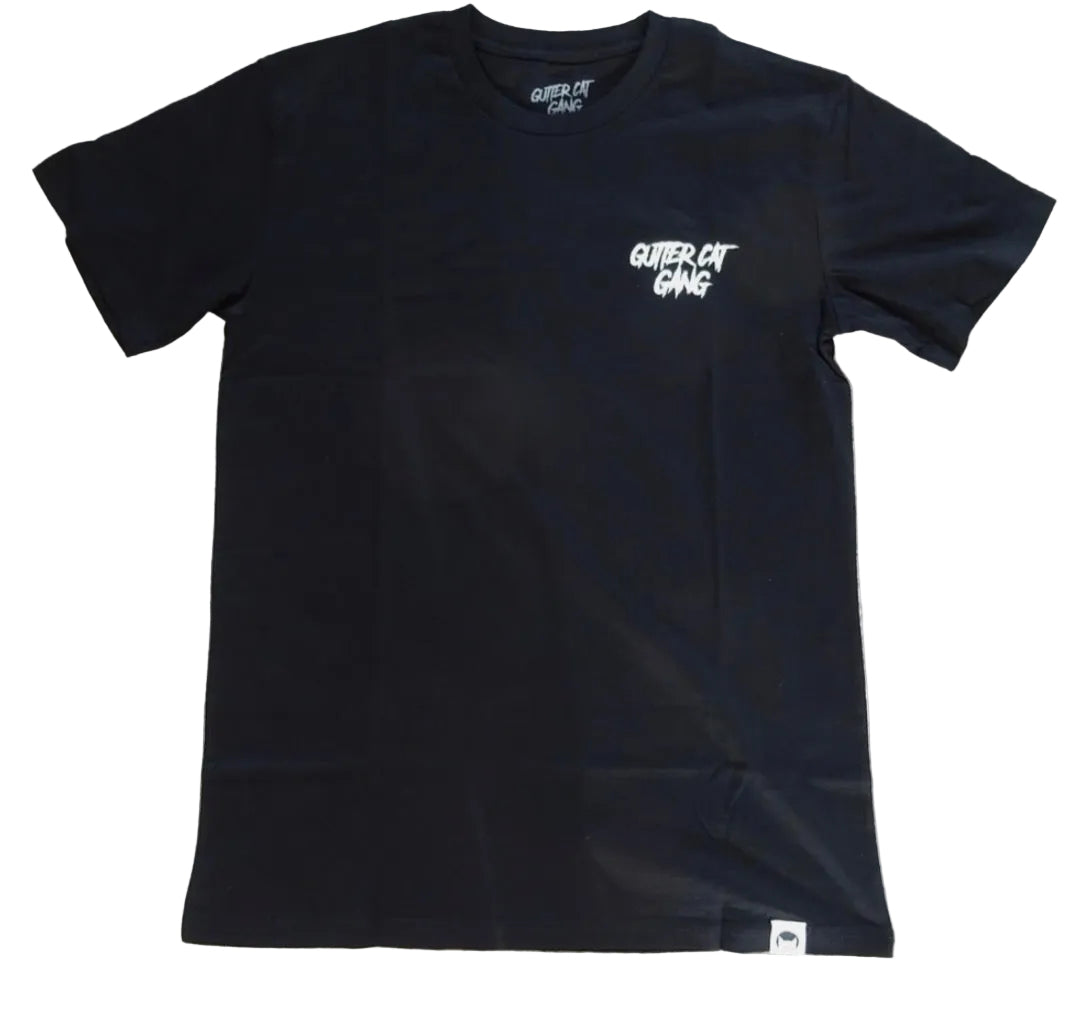 Gutter Cat Gang Classic Logo Tee – Black Edition