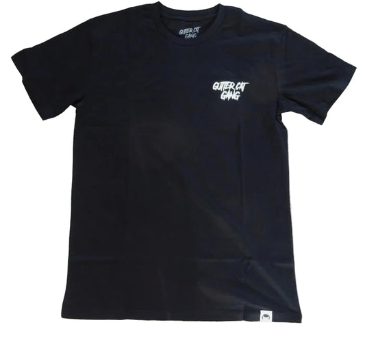 Gutter Cat Gang Classic Logo Tee – Black Edition