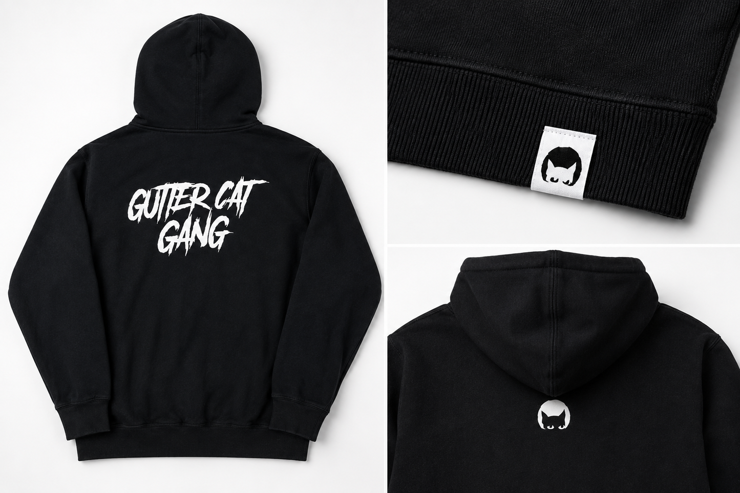Gutter Cat Gang Signature Hoodie – Black Edition