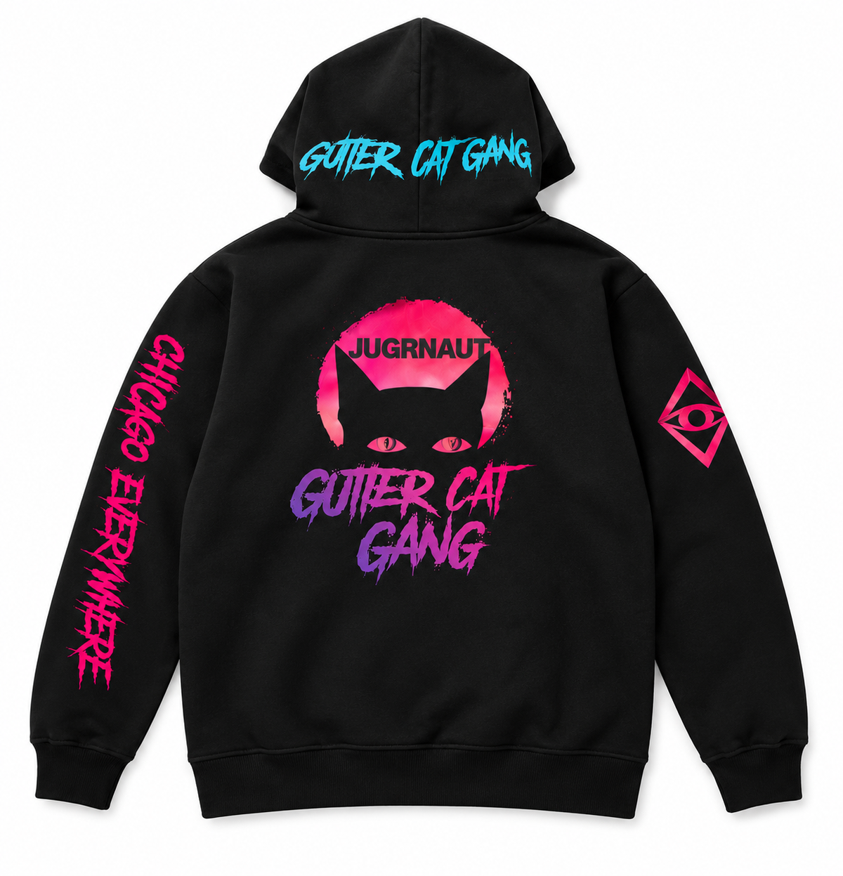 Gutter Cat Gang × Jugrnaut Chicago Street Hoodie