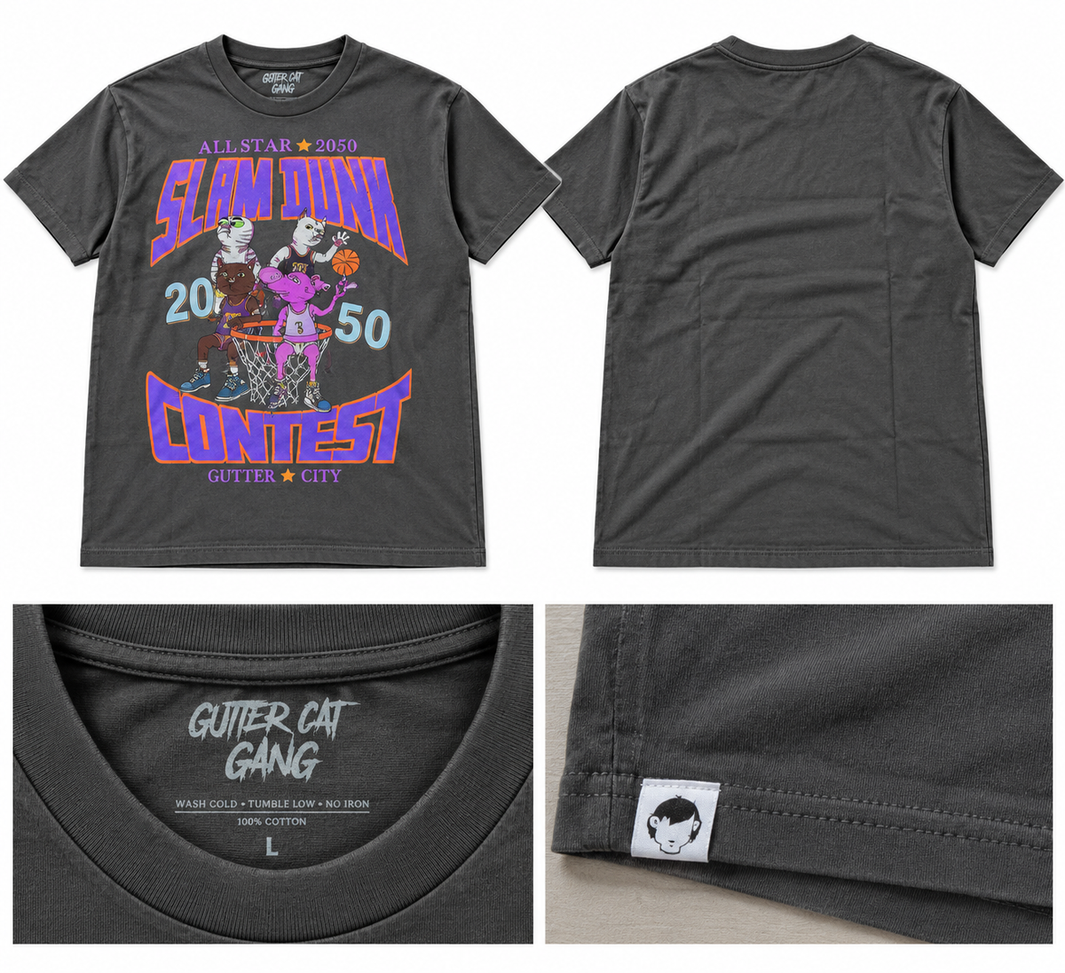 Gutter Cat Gang – Slam Dunk 2050 Tee