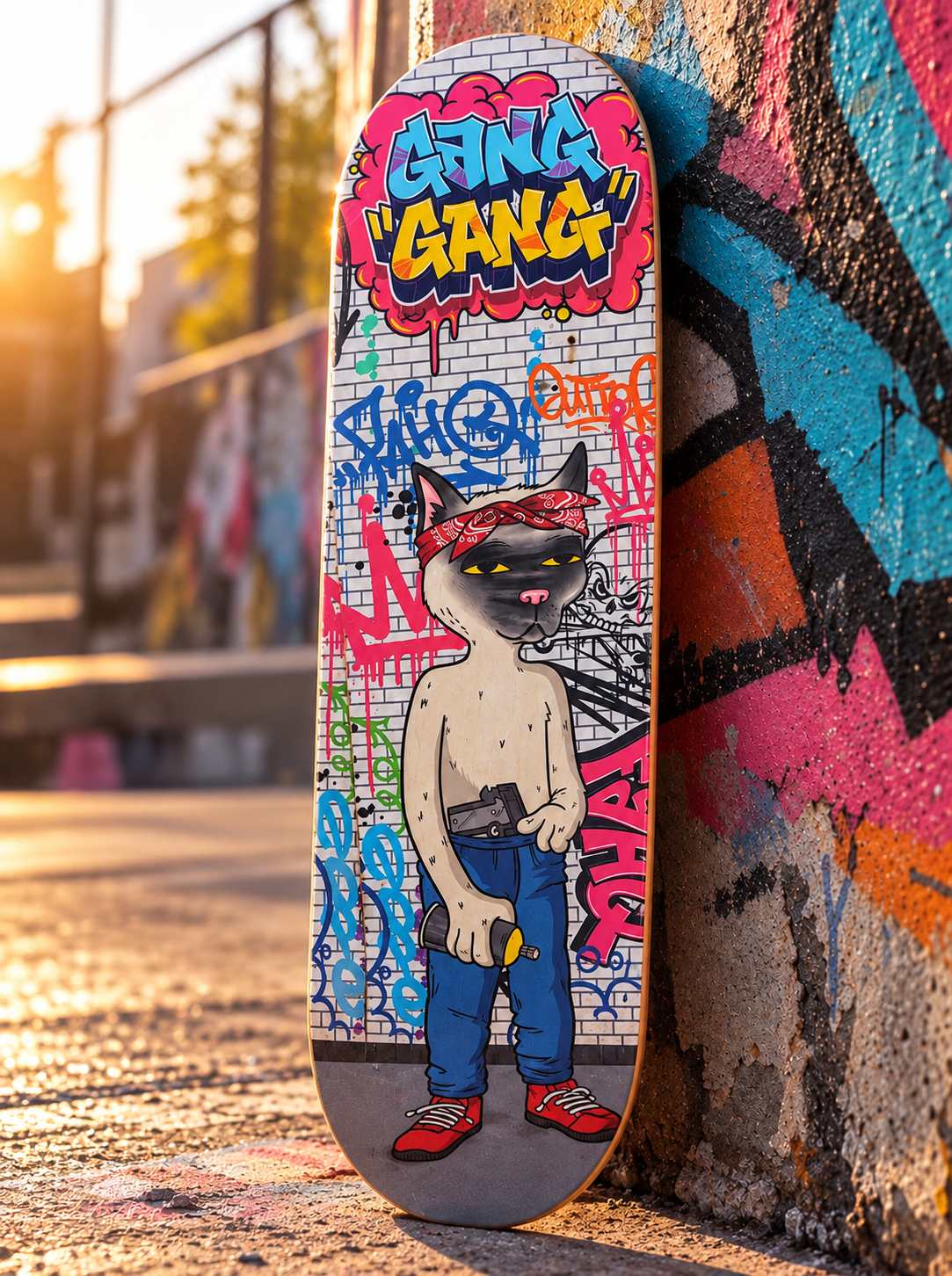 Jeff Staple × Gutter Cat Gang — STAPLEGUTTER Series One Skate Deck