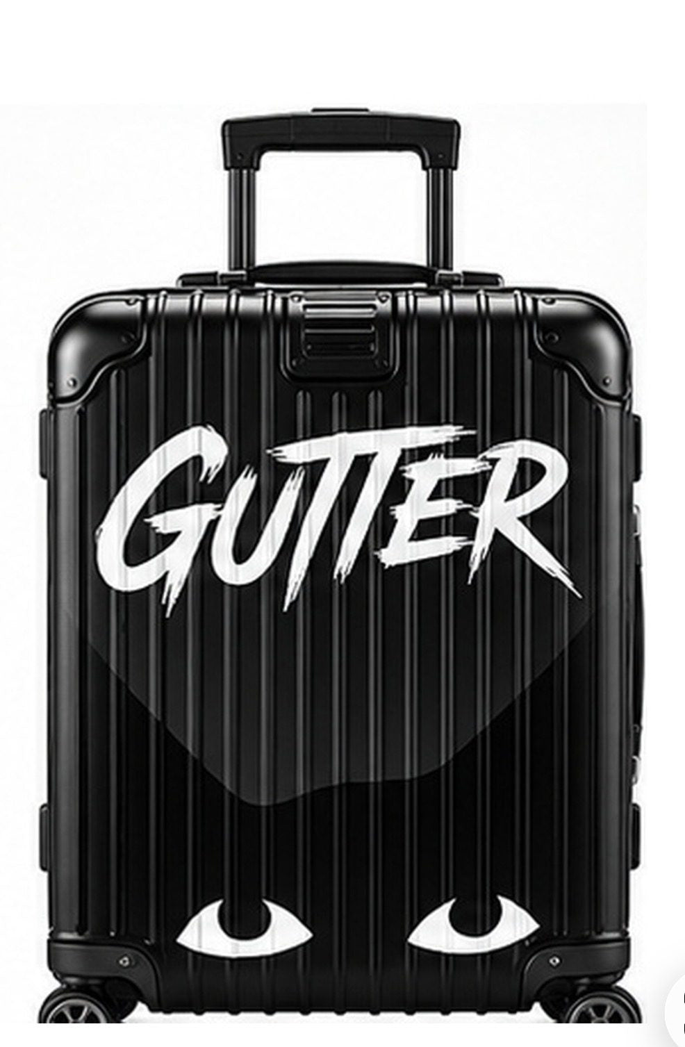 Gutter Cat Gang Black Carry-On Luggage | Aluminum Frame