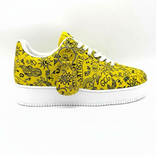 GCG Sneakers: Gold Tats