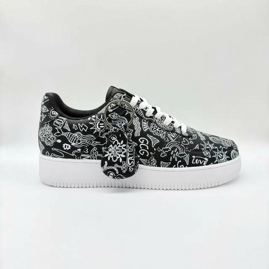 GCG Sneakers: Black Tats